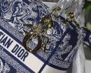 1:1 Replica Christian Dior Medium Lady D-Lite Bag Blue, For Women, Women’s Handbags 24cm/9.5in CD M0565ORGO_M928