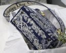 1:1 Replica Christian Dior Medium Lady D-Lite Bag Blue, For Women, Women’s Handbags 24cm/9.5in CD M0565ORGO_M928