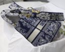 1:1 Replica Christian Dior Medium Lady D-Lite Bag Blue, For Women, Women’s Handbags 24cm/9.5in CD M0565ORGO_M928