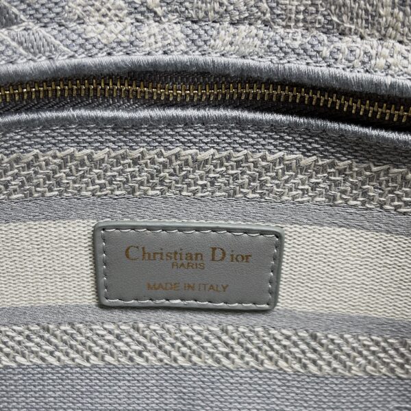 1:1 Replica Christian Dior Medium Lady D-Lite Bag Grey, For Women, Women’s Handbags 24cm/9.5in CD