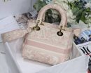 1:1 Replica Christian Dior Medium Lady D-Lite Bag Pink, For Women, Women’s Handbags 24cm/9.5in CD M0565OTDT_M912