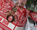 1:1 Replica Christian Dior Medium Lady D-Lite Bag Red, For Women, Women’s Handbags 24cm/9.5in CD