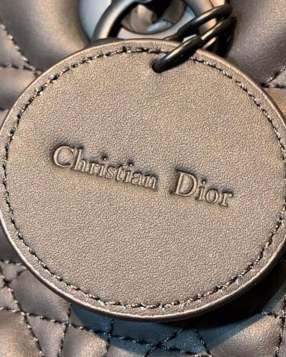1:1 Replica Christian Dior Medium Lady Dior Bag Matte Hardware Black Ultramatte For Women 9.5in/24cm CD M0565SLOI_M989