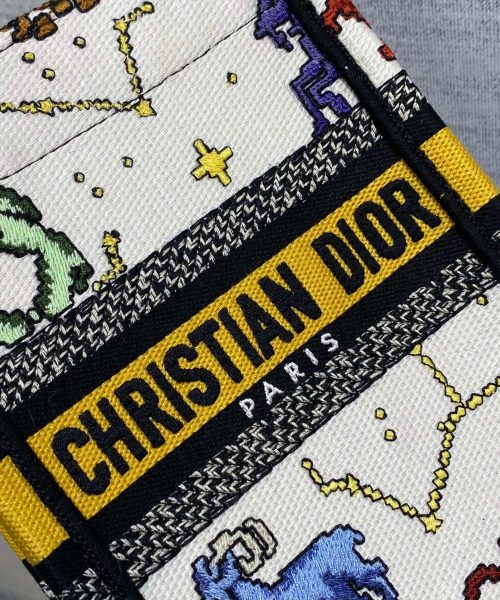 1:1 Replica Christian Dior Mimi Dior Book Tote Phone Bag Yellow, For Women, Women’s Handbags 7in/18cm CD S5555CRTY_M930