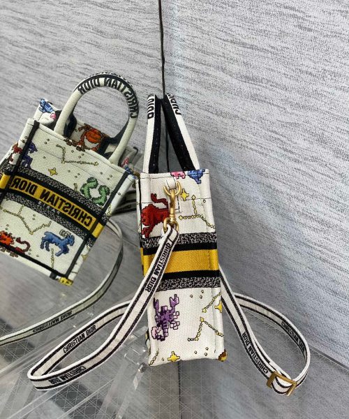 1:1 Replica Christian Dior Mimi Dior Book Tote Phone Bag Yellow, For Women, Women’s Handbags 7in/18cm CD S5555CRTY_M930