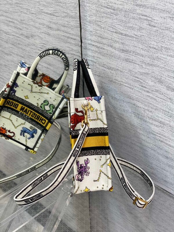 1:1 Replica Christian Dior Mimi Dior Book Tote Phone Bag Yellow, For Women, Women’s Handbags 7in/18cm CD S5555CRTY_M930