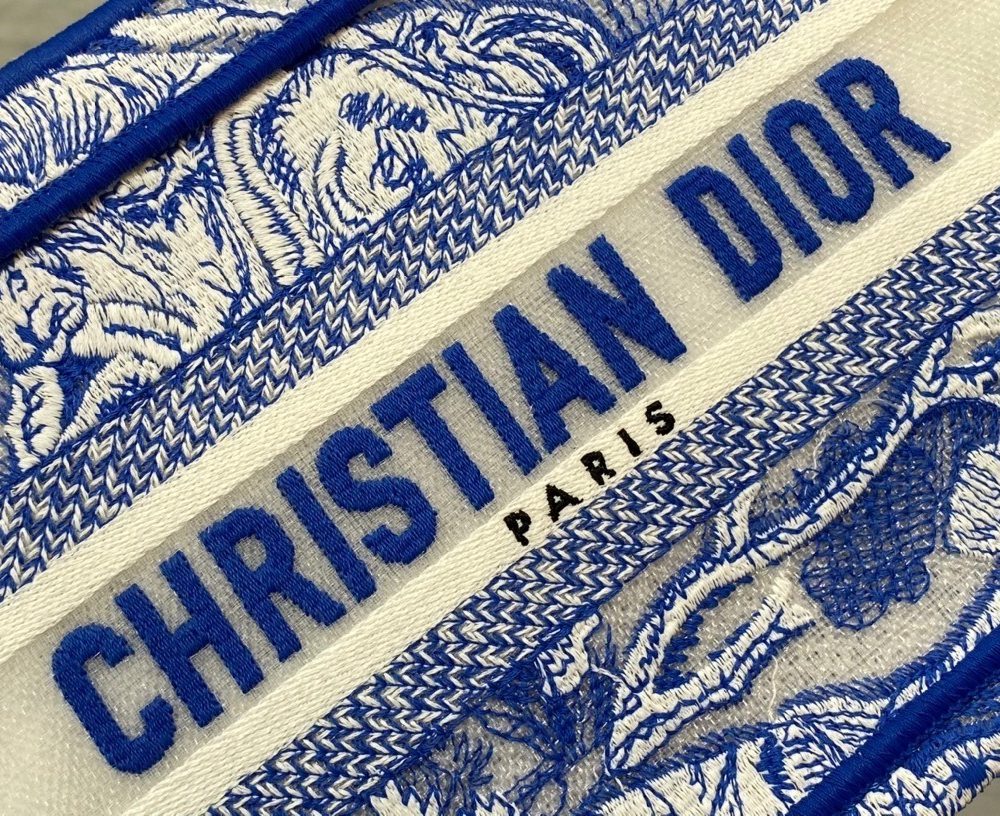 1:1 Replica Christian Dior Mini Dior Book Tote Blue, For Women Women’s Handbags 9in/23cm CD