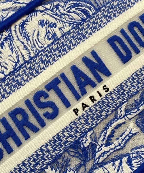 1:1 Replica Christian Dior Mini Dior Book Tote Blue, For Women Women’s Handbags 9in/23cm CD