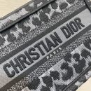 1:1 Replica Christian Dior Mini Dior Book Tote Mizza Embroidery, Blue/Black, For Women Women's Handbags, 9in/23cm CD S5475ZRHM_M962