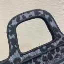1:1 Replica Christian Dior Mini Dior Book Tote Mizza Embroidery, Blue/Black, For Women Women's Handbags, 9in/23cm CD S5475ZRHM_M962