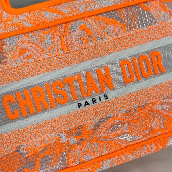 1:1 Replica Christian Dior Mini Dior Book Tote Orange For Women, Women’s Handbags 9in/23cm CD S5475ZRVJ_M057