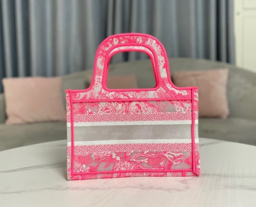1:1 Replica Christian Dior Mini Dior Book Tote Pink, For Women, Women’s Handbags 9in/23cm CD S5475ZRVJ_M956