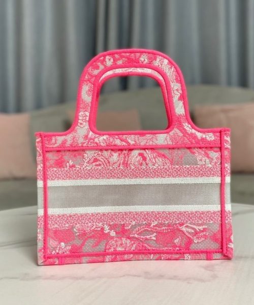 1:1 Replica Christian Dior Mini Dior Book Tote Pink, For Women, Women’s Handbags 9in/23cm CD S5475ZRVJ_M956