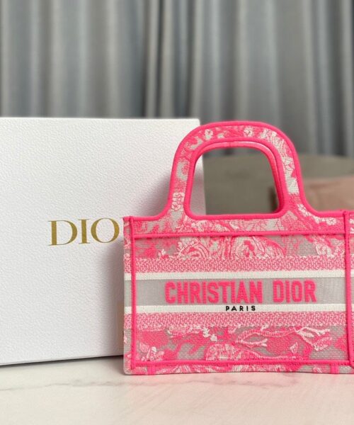 1:1 Replica Christian Dior Mini Dior Book Tote Pink, For Women, Women’s Handbags 9in/23cm CD S5475ZRVJ_M956
