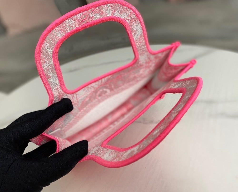 1:1 Replica Christian Dior Mini Dior Book Tote Pink, For Women, Women’s Handbags 9in/23cm CD S5475ZRVJ_M956