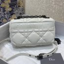 1:1 Replica Christian Dior Mini Dior Caro Bag Latte Matte Padded Macrocannage, Latte White, For Women Women’s Handbags, Crossbody Bags, 20cm CD