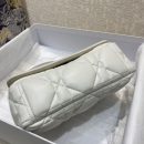 1:1 Replica Christian Dior Mini Dior Caro Bag Latte Matte Padded Macrocannage, Latte White, For Women Women’s Handbags, Crossbody Bags, 20cm CD
