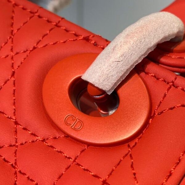 1:1 Replica Christian Dior Mini Lady Dior Bag with Chain Matte Hardware Spring/Summer Collection, Red , For Women Women’s Handbags, 18cm CD