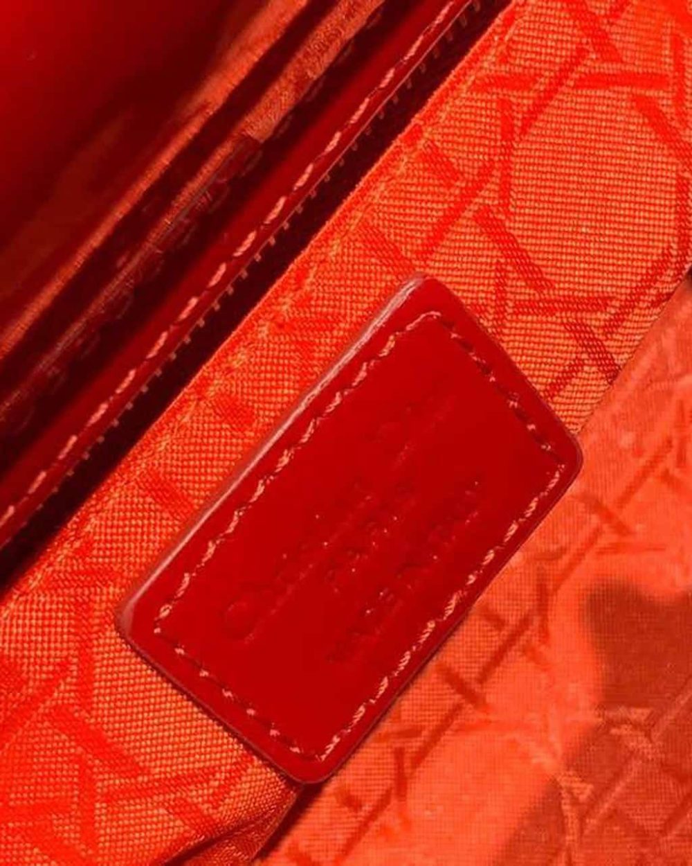 1:1 Replica Christian Dior Mini Lady Dior Bag with Chain Silver Hardware Spring/Summer Collection, Red, For Women Women’s Handbags, 18cm CD M0505OCAL_M52R