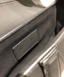 1:1 Replica Christian Dior Mini Saddle Bag Black Ultramatte For Women 19.5cm/7.6in CD