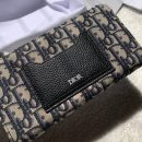 1:1 Replica Christian Dior Oblique Brown Clutch Women's Wallet 20cm/7.8in CD