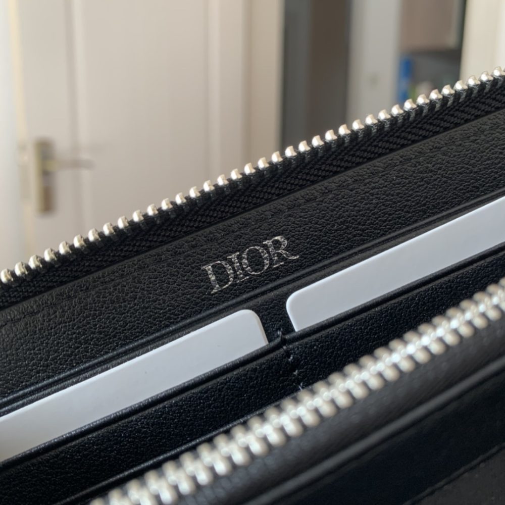 1:1 Replica Christian Dior Oblique Brown Clutch Women's Wallet 20cm/7.8in CD - Image 3