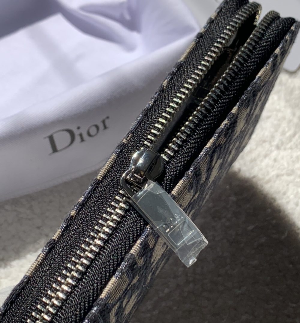 1:1 Replica Christian Dior Oblique Brown Clutch Women's Wallet 20cm/7.8in CD