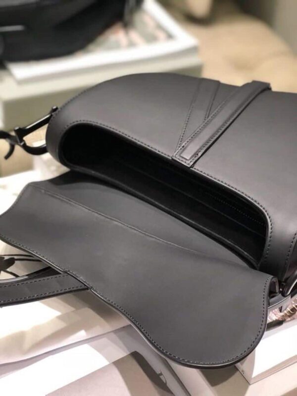 1:1 Replica Christian Dior Saddle Bag Black For Women 10in/26cm CD M0446SLLO_M989