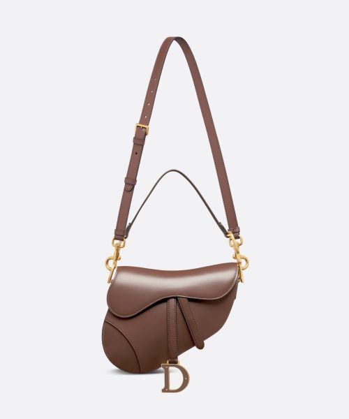 1:1 Replica Christian Dior Saddle Bag With Strap Chocolate Brown For Women M0455CWGC_M52M- 25.5 Cm/ 10 Inches