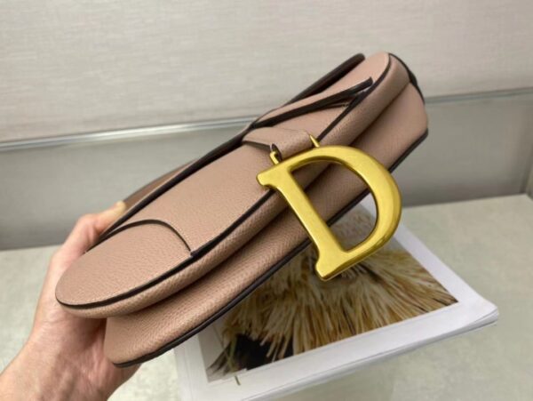1:1 Replica Christian Dior Saddle Bag With Strap Gold Toned Hardware For Women 25.5cm/10in CD M0455CBAA_M50P