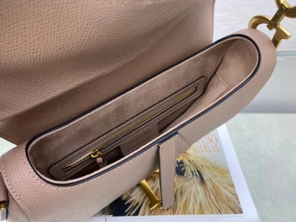 1:1 Replica Christian Dior Saddle Bag With Strap Gold Toned Hardware For Women 25.5cm/10in CD M0455CBAA_M50P
