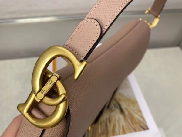 1:1 Replica Christian Dior Saddle Bag With Strap Gold Toned Hardware For Women 25.5cm/10in CD M0455CBAA_M50P