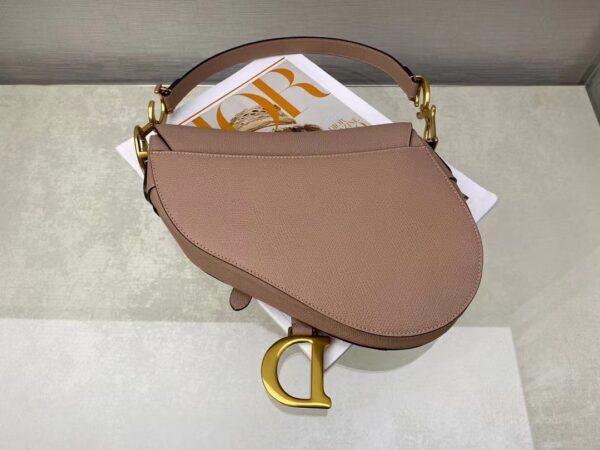 1:1 Replica Christian Dior Saddle Bag With Strap Gold Toned Hardware For Women 25.5cm/10in CD M0455CBAA_M50P