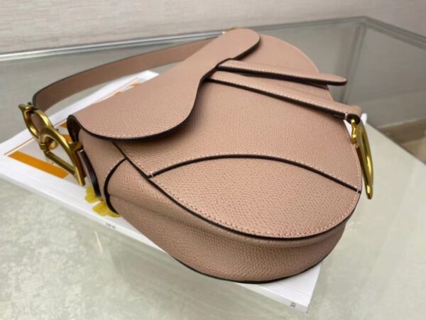 1:1 Replica Christian Dior Saddle Bag With Strap Gold Toned Hardware For Women 25.5cm/10in CD M0455CBAA_M50P