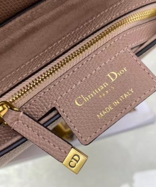 1:1 Replica Christian Dior Saddle Bag With Strap Gold Toned Hardware For Women 25.5cm/10in CD M0455CBAA_M50P