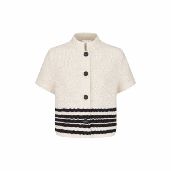 Christian Dior Short-Sleeved Dior Mariniere Jacket For Women - 414V61BM647_X0810
