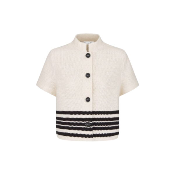 Christian Dior Short-Sleeved Dior Mariniere Jacket For Women - 414V61BM647_X0810