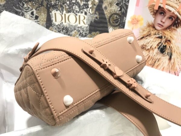 1:1 Replica Christian Dior Smal Lady Dior My ABCDIOR Bag Brown For Women 8in/20cm CD