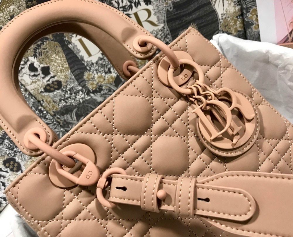 1:1 Replica Christian Dior Smal Lady Dior My ABCDIOR Bag Brown For Women 8in/20cm CD