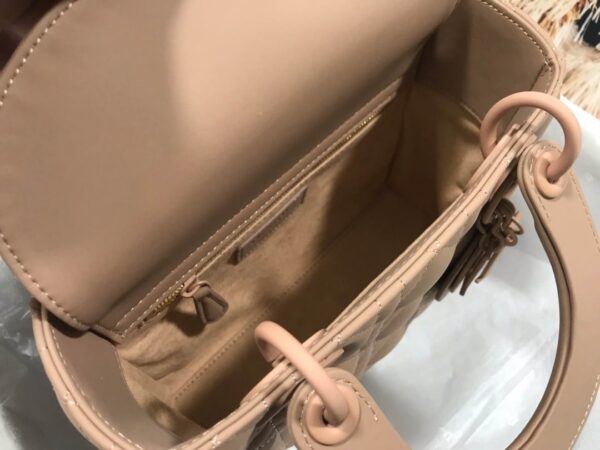 1:1 Replica Christian Dior Smal Lady Dior My ABCDIOR Bag Brown For Women 8in/20cm CD