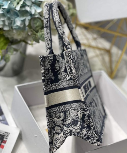 1:1 Replica Christian Dior Small Dior Book Tote Blue, For Women, Women’s Handbags 26.5cm/10.5in CD M1265ZRGO_M928