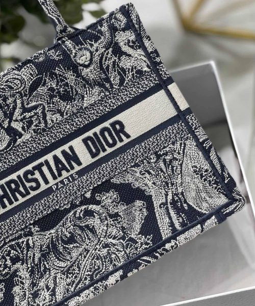 1:1 Replica Christian Dior Small Dior Book Tote Blue, For Women, Women’s Handbags 26.5cm/10.5in CD M1265ZRGO_M928