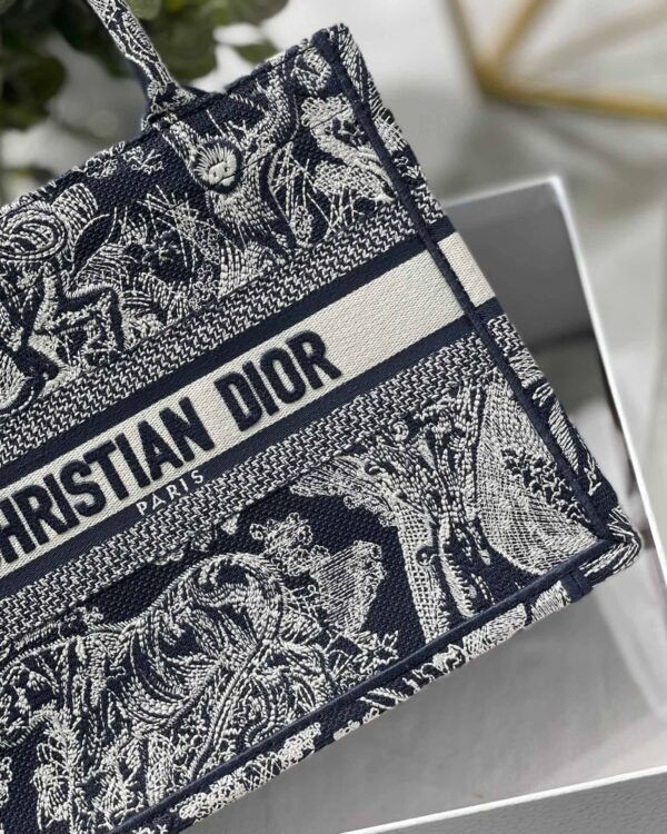 1:1 Replica Christian Dior Small Dior Book Tote Blue, For Women, Women’s Handbags 26.5cm/10.5in CD M1265ZRGO_M928