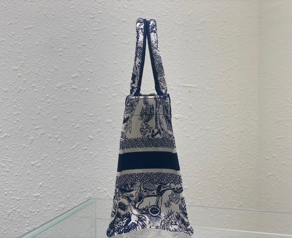 1:1 Replica Christian Dior Small Dior Book Tote Blue, For Women, Women’s Handbags 26.5cm/10.5in CD M1265ZRGO_M928