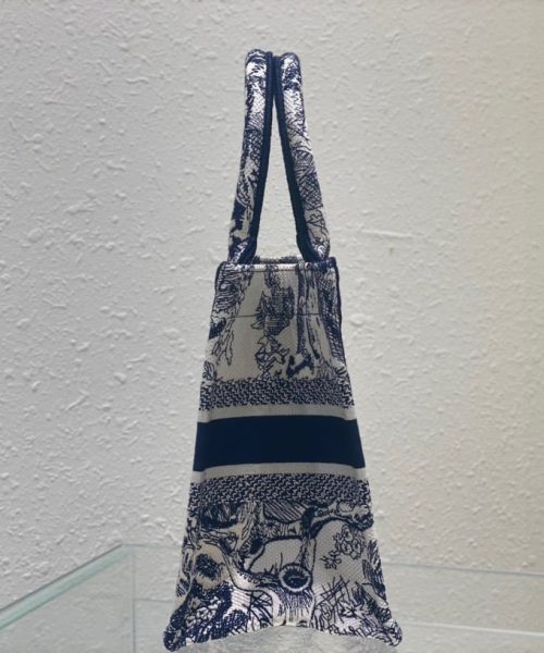 1:1 Replica Christian Dior Small Dior Book Tote Blue, For Women, Women’s Handbags 26.5cm/10.5in CD M1265ZRGO_M928