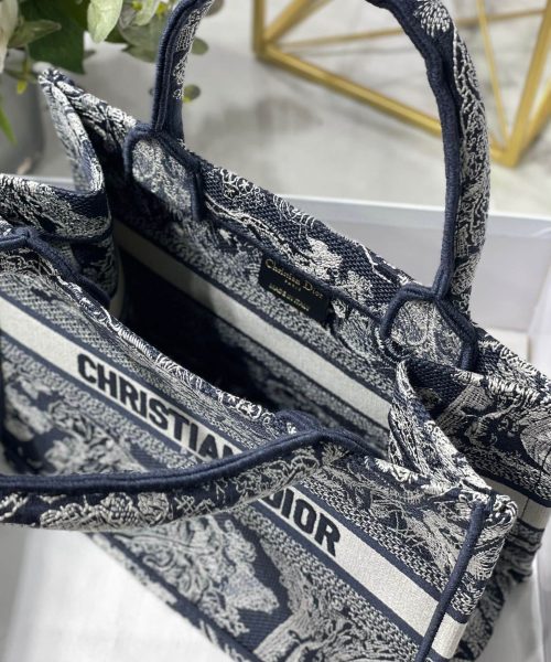 1:1 Replica Christian Dior Small Dior Book Tote Blue, For Women, Women’s Handbags 26.5cm/10.5in CD M1265ZRGO_M928