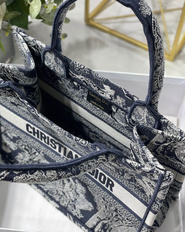 1:1 Replica Christian Dior Small Dior Book Tote Blue, For Women, Women’s Handbags 26.5cm/10.5in CD M1265ZRGO_M928