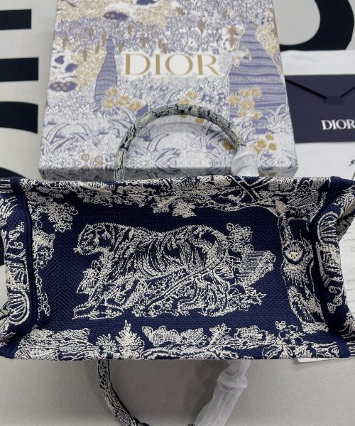 1:1 Replica Christian Dior Small Dior Book Tote Blue, For Women, Women’s Handbags 26.5cm/10.5in CD M1265ZRGO_M928