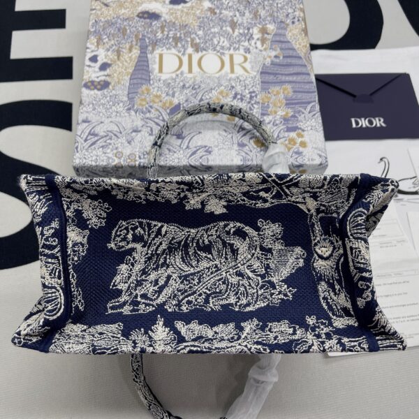 1:1 Replica Christian Dior Small Dior Book Tote Blue, For Women, Women’s Handbags 26.5cm/10.5in CD M1265ZRGO_M928