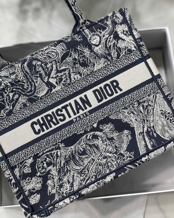 1:1 Replica Christian Dior Small Dior Book Tote Blue, For Women, Women’s Handbags 26.5cm/10.5in CD M1265ZRGO_M928